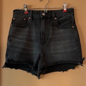 American Eagle Outfitters Black Jean Shorts